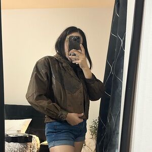 VTG G-III Global Identity Snake Print Leather Jacket | 80s Boho Grunge